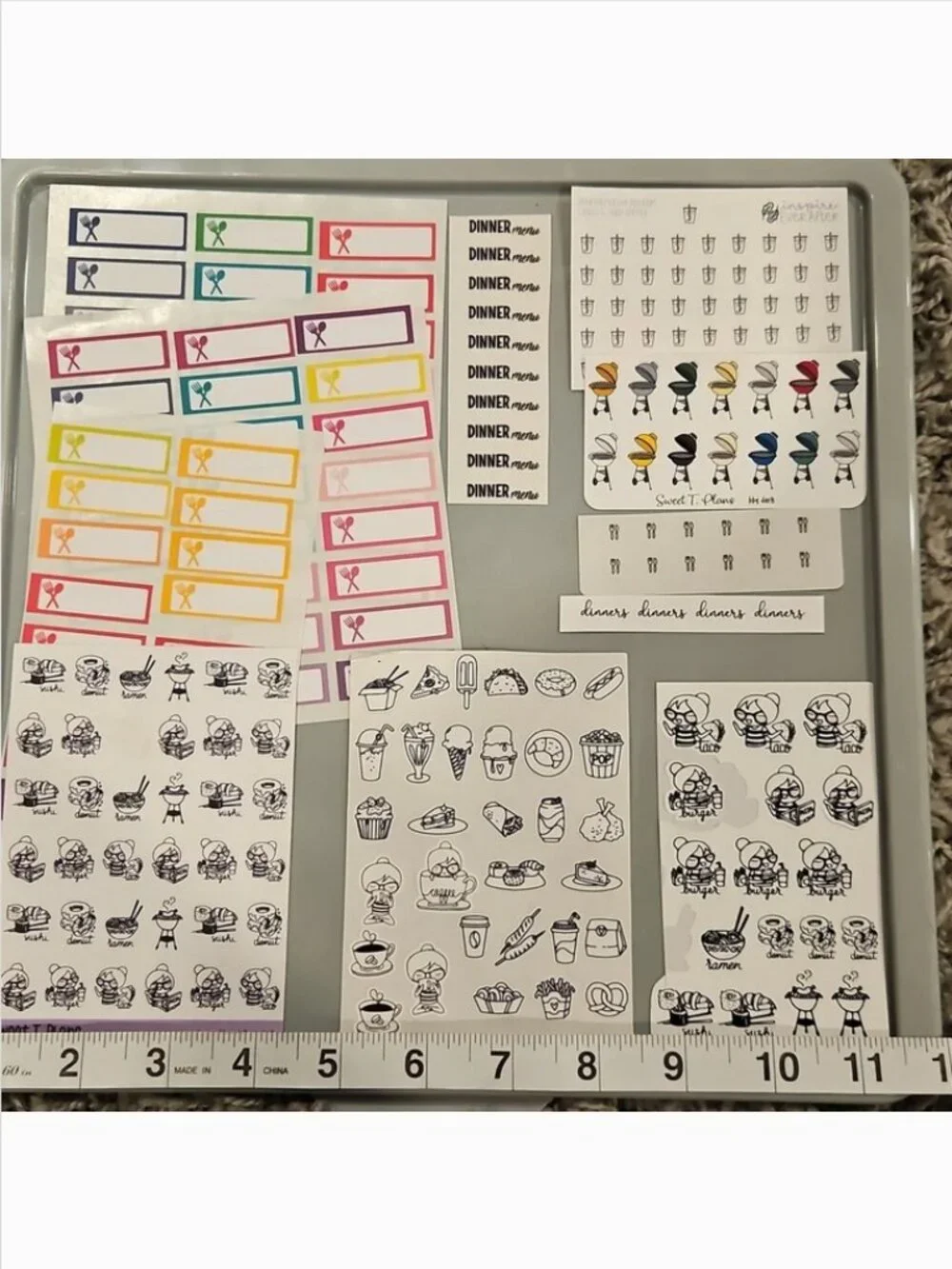 Massive Planner Sticker Lot Thousands of Stickers + Happy Planner Book